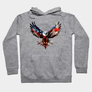 American Eagle with Flag Hoodie